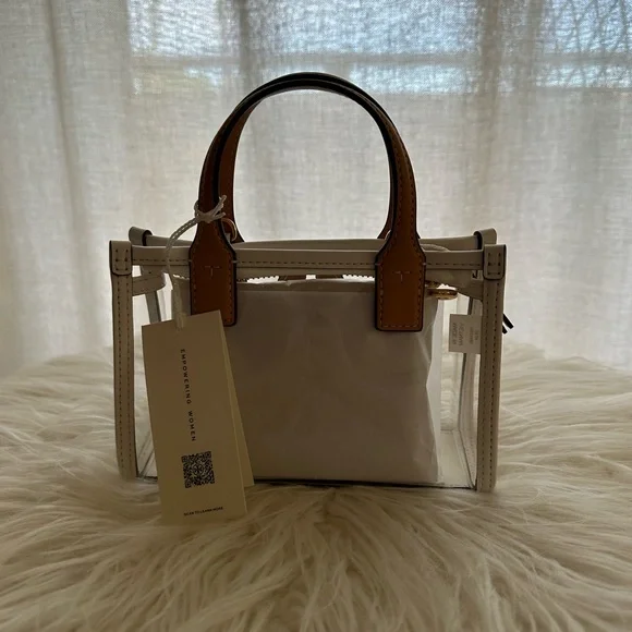 Tory Burch Ella Nylon Clear Mini Tote Bag
Crossbody Clear Brown - Picture 6 of 11